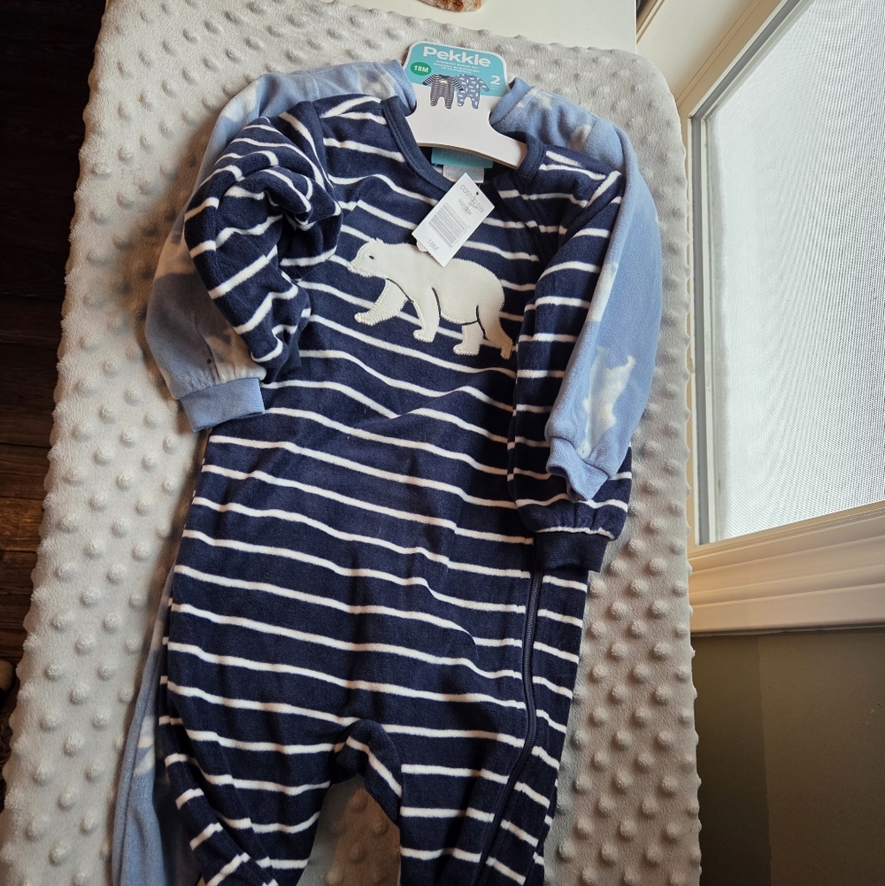 Pekkle Fleece Sleeper Set